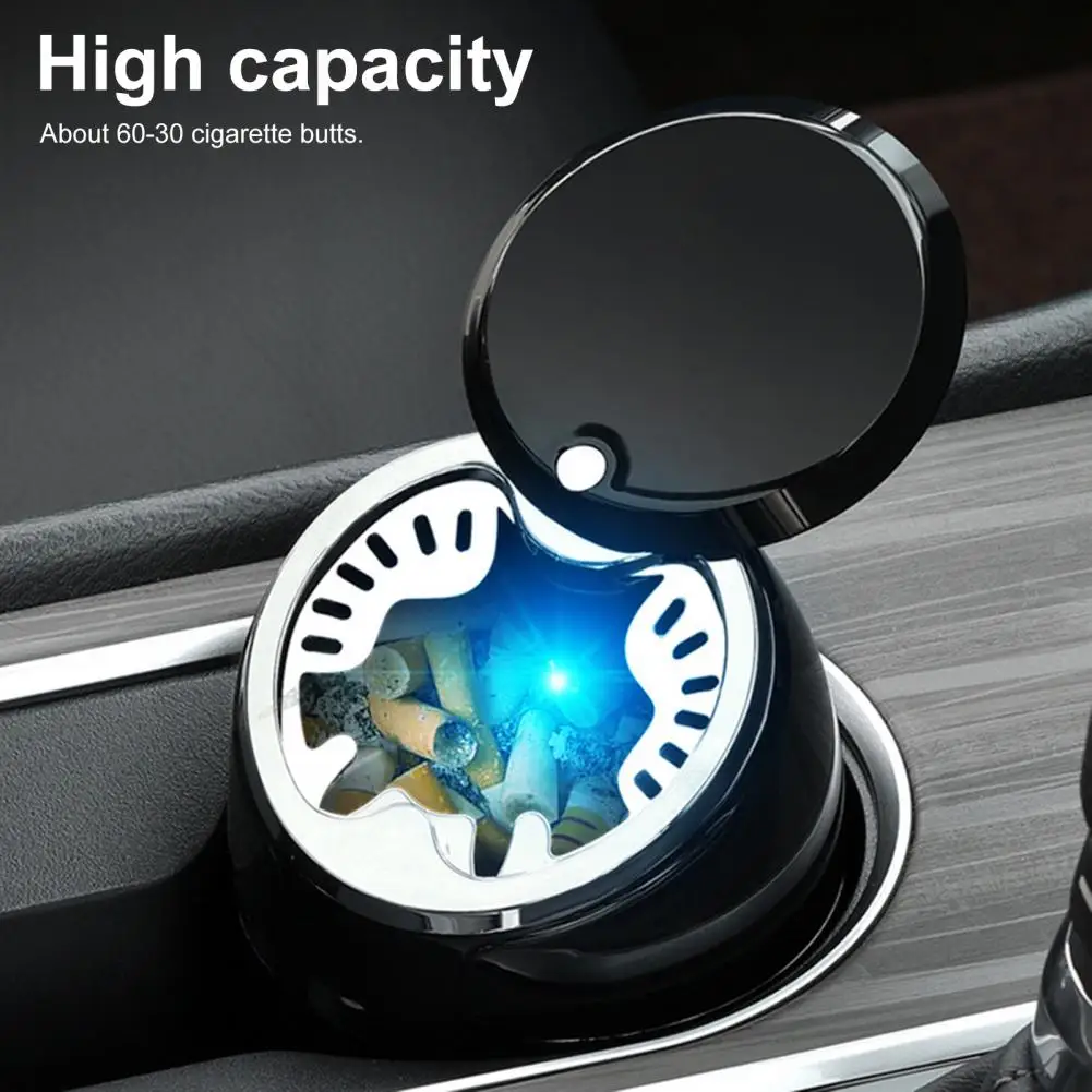

Car Ashtray Excellent Flame Retardant Small Car Cup Holder Travel Ashtray for Automobiles