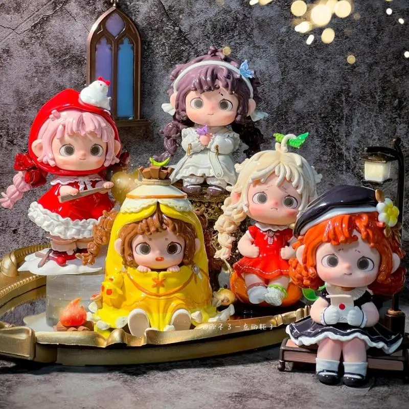 Подлинная Heyone Fur Glimmer City Under Night Sky Series слепая коробка экшн-фигурка Mystery Box Desktop Collect