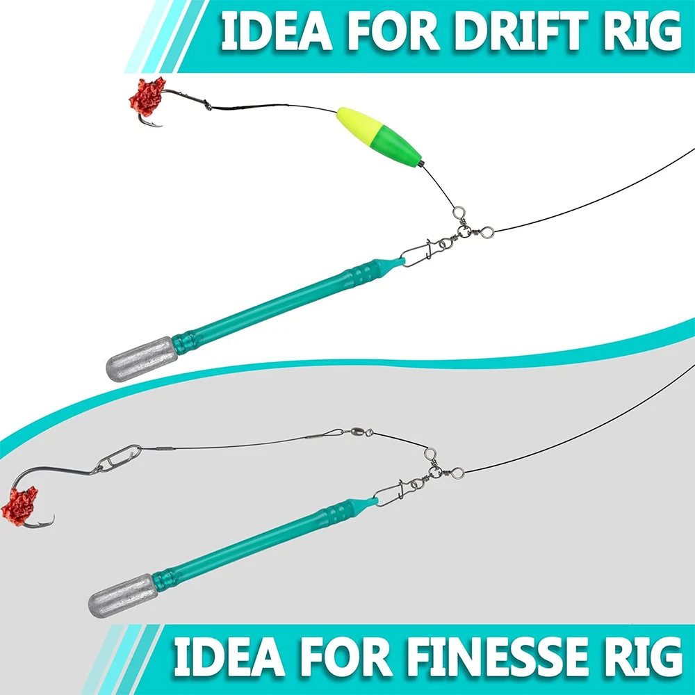 2 шт. грузила без зацепок для снизу прыгающие ловли сома скользящая палочка