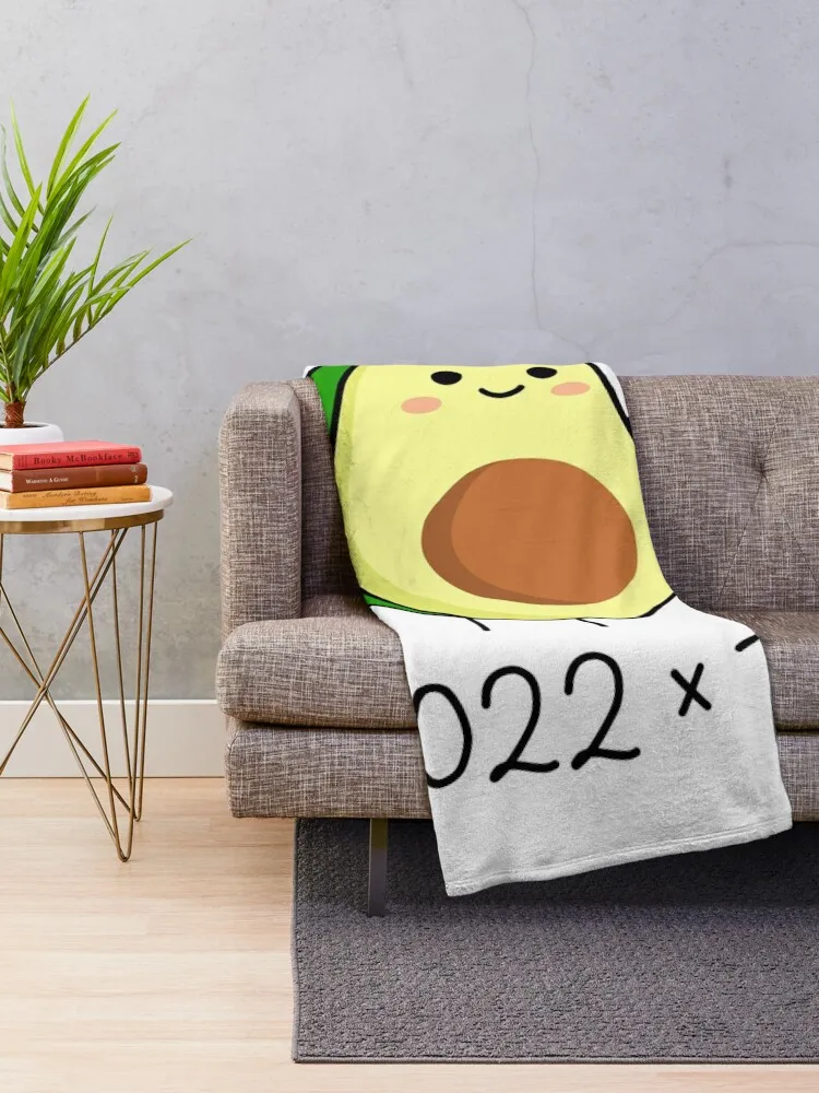 Номер Avogadro Каламбур. Милое одеяло с авокадо и химиком одеяла украшения для