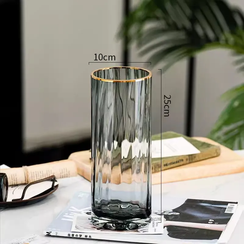 

Французские винтажные стеклянные вазы Gouden Huis