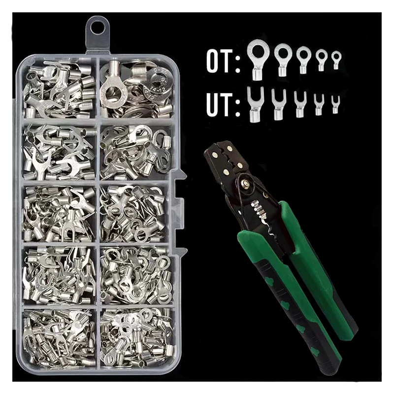 Обжимной инструмент для коннектора проводов Boxd набор электрических клемм с