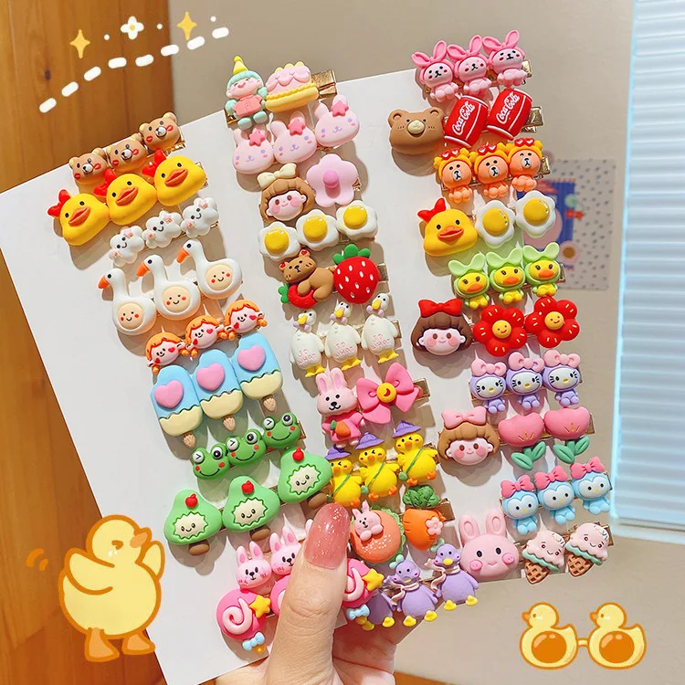 

Children's Hair Clips Wholesale girls' Summer Hair Clips New broken hair clips South Korea cute bangs side clip headdress