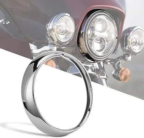 Мотоциклетная фара 7 дюймов, накладка на кольцо, козырек, крышка для Harley Touring Road King Electra Glide Street FLHT FLHR