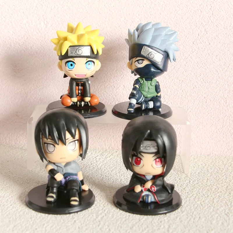 1 шт. случайная отправка 9 см фигурки Наруто Узумаки Какаси Учиха Саске Итачи