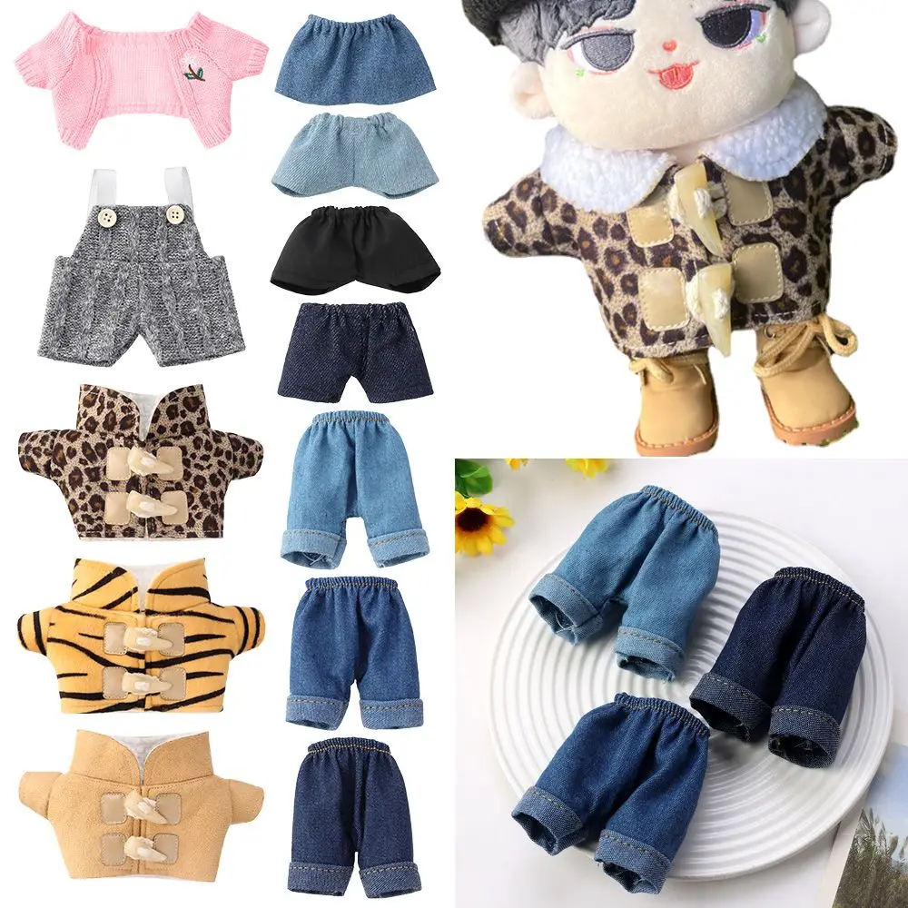 Модные детские джинсовые шорты наряды для кукол 1/6 BJD куклы 10 ~ 20 см свитер ручной