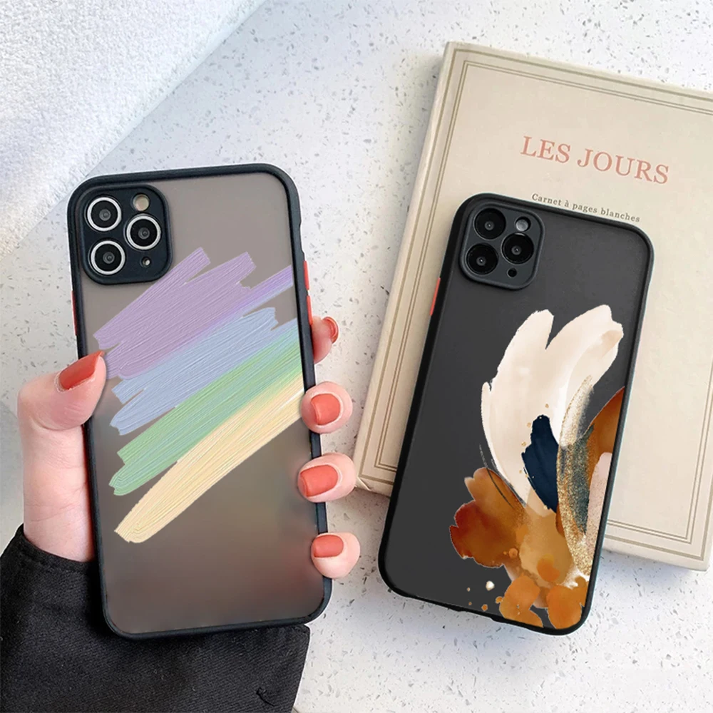 

Abstract Colored Graffiti Phone Case for IPhone 14 13 12 11 ProMax Mini Plus XR XS Max 7 8 SE 2022 Acrylic Hard Back Cover Capas