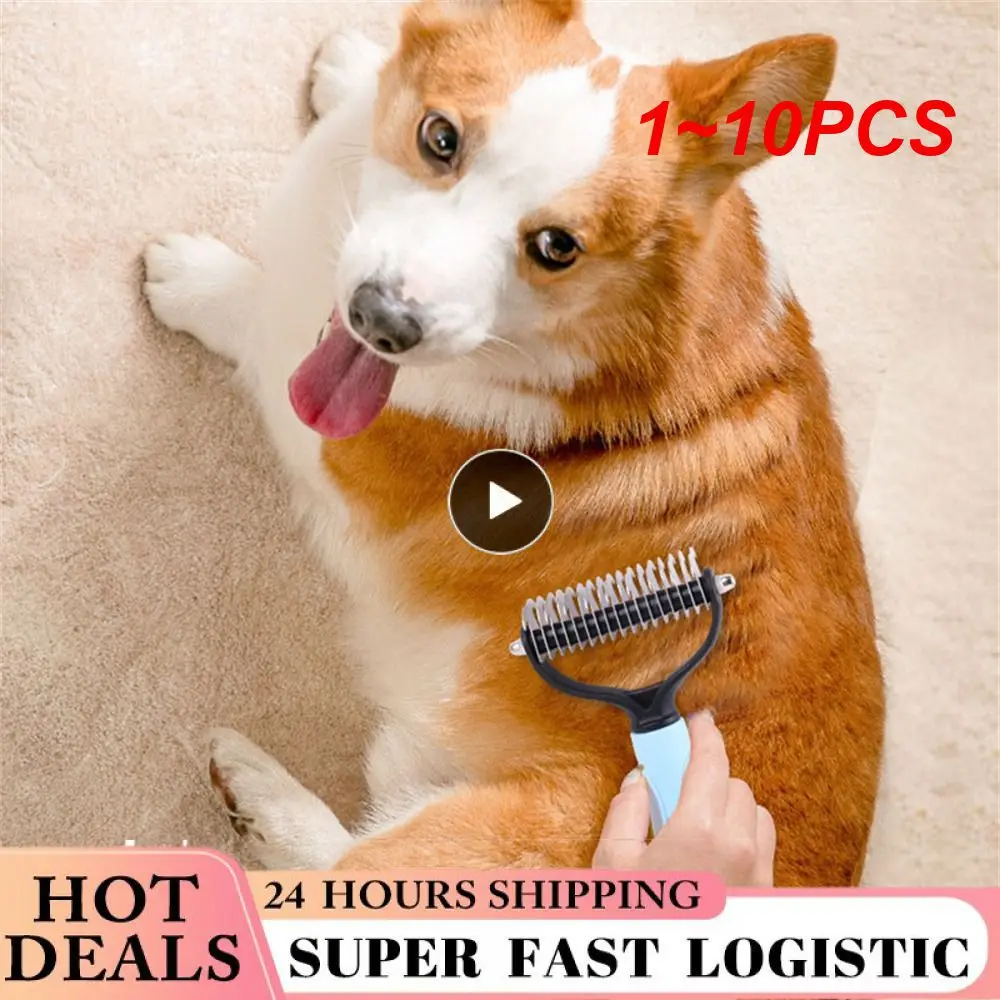 

1-10 шт., расческа для удаления шерсти у собак и кошек