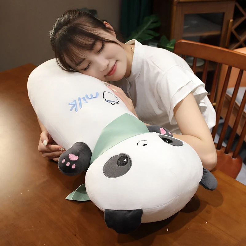 Подушка плюшевая в виде панды 60-120 см