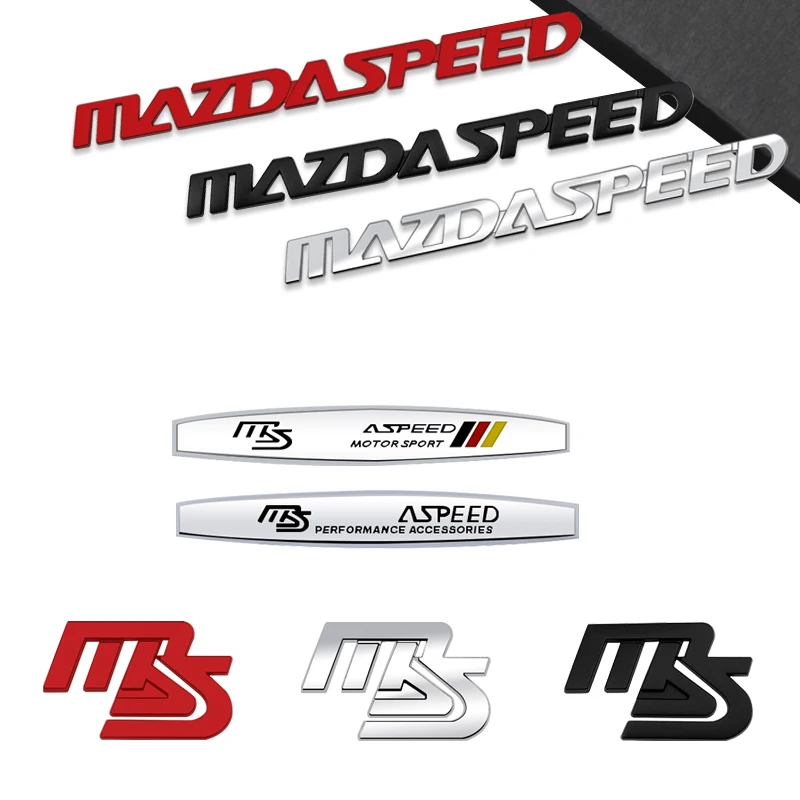 Металлическая Эмблема MS для Mazda 2 3 5 6 8 Atenza Axela CX4 CX9 CX5 MX5 |