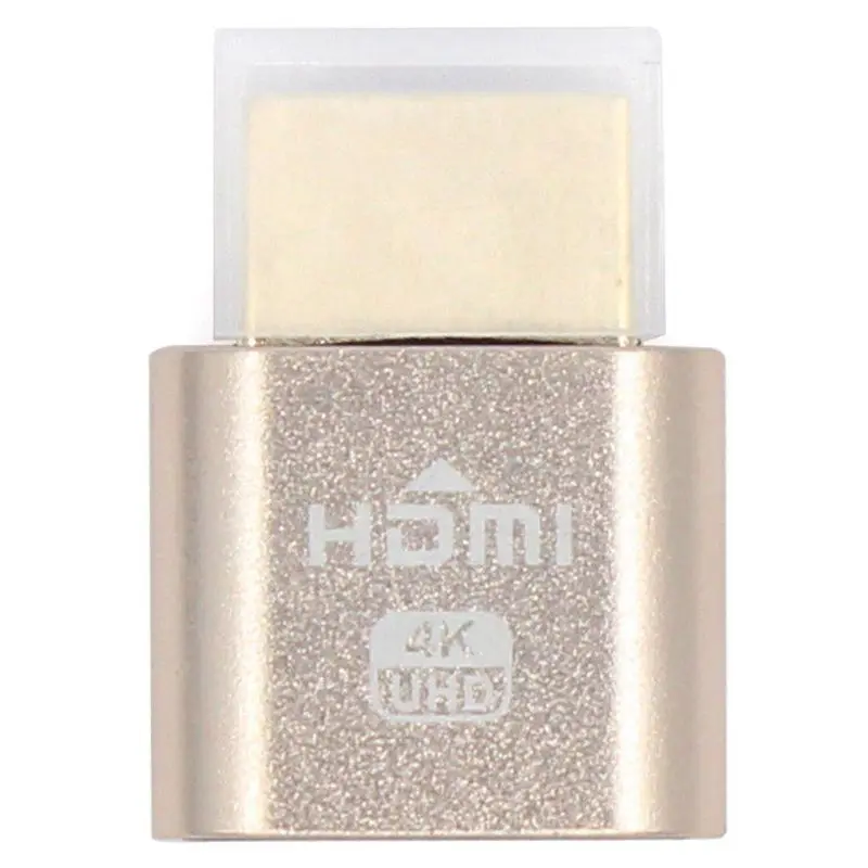 

Виртуальный адаптер VGA для дисплея HDMI DDC EDID, подключаемый разъем без головы, Ghost эмулятор отображения блокировочная пластина X, новое поколен...