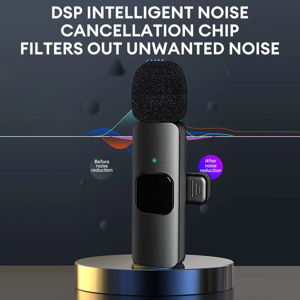 Беспроводной петличный микрофон 3 в 1 5 мм мини-микрофон для записи аудио и видео