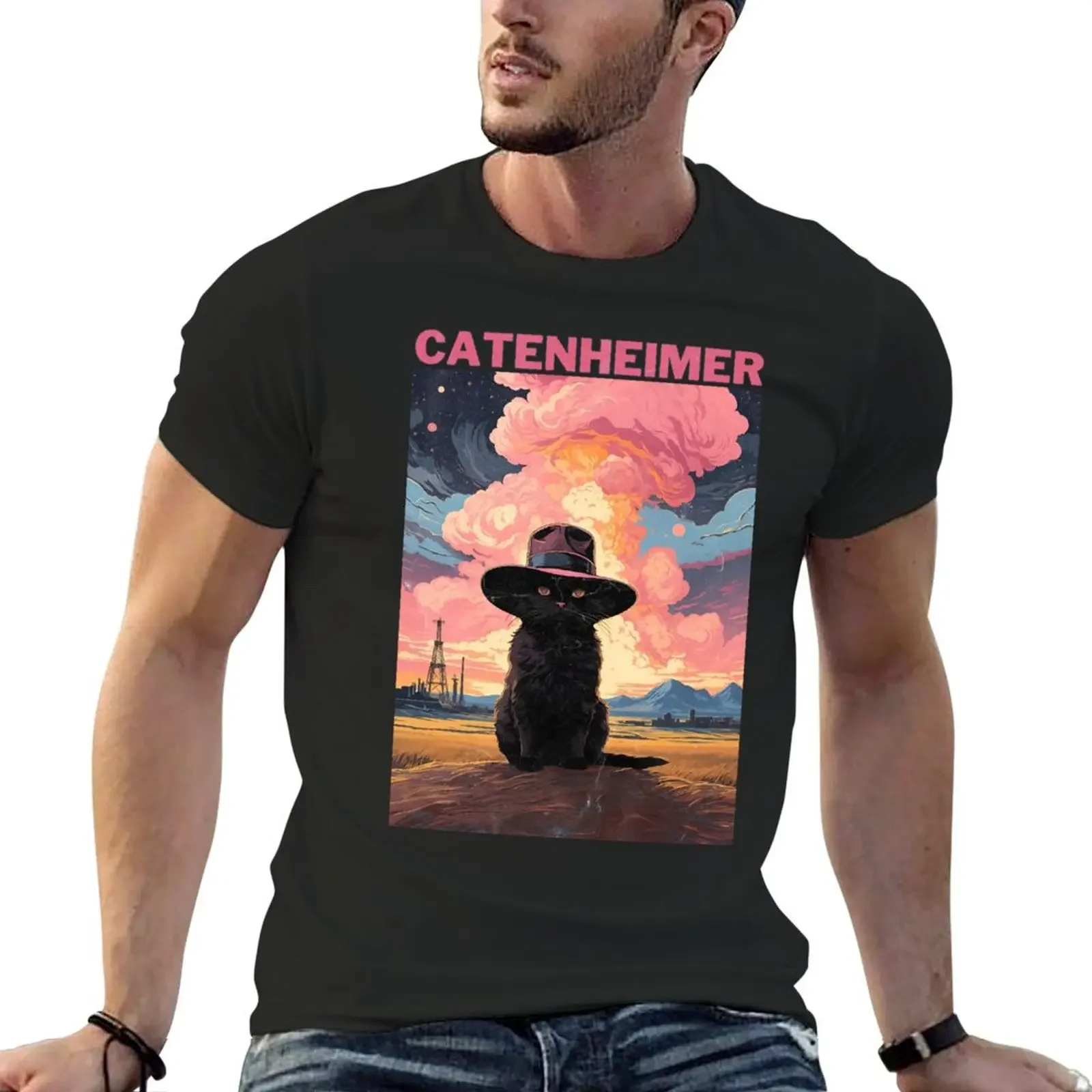 Catenheimer — I am Kenough ярко-розовый Barbenheimer рубашка день футболка doub