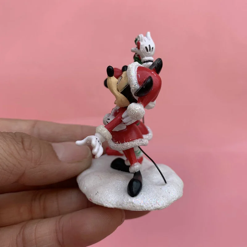 Disney Mickey Minnie Figure Couples Dress Model Doll DIY Bag Pendant Ornament Accessories Small Gift