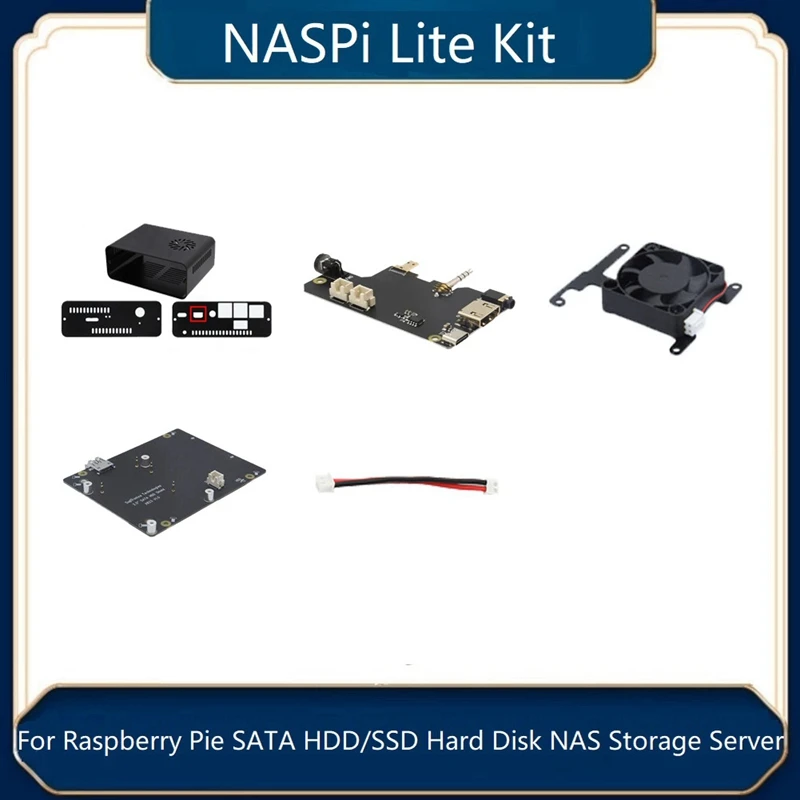 

Комплект Naspi Lite + плата расширения X823 + Стандартная плата адаптера + фотография для жесткого диска Raspberry Pie SATA HDD/SSD