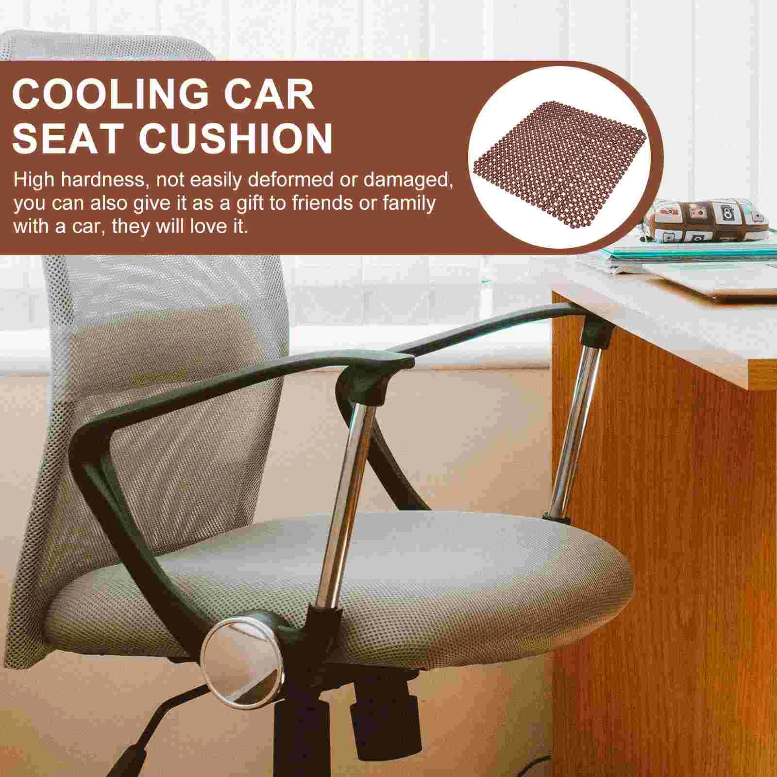 

Car Beaded Cushion Cover Wood Covers Massaging Cushions Mat Wooden Bead Auto Beadscoolingtruck Motorcycletrucks Driver
