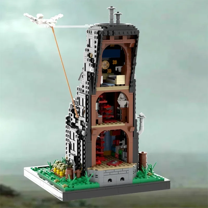 Волшебная школьная модель Moc строительные кирпичи дом на альпиниту технология