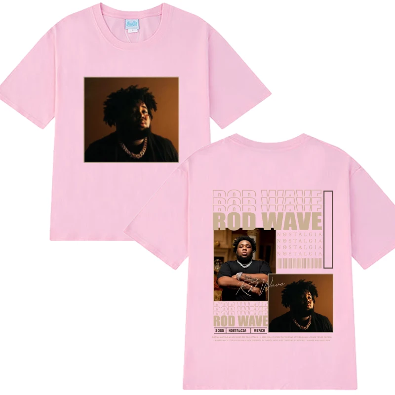 Винтажная футболка с графическим рисунком в стиле хип-хоп Rod Wave Album для мужчин и