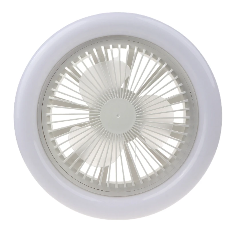 

30W LED Ceiling Fan Light Cooler Fan with Light, 3-mode Adjustable Lamp AC 85V-265V Voltage for Study Office Kitchen