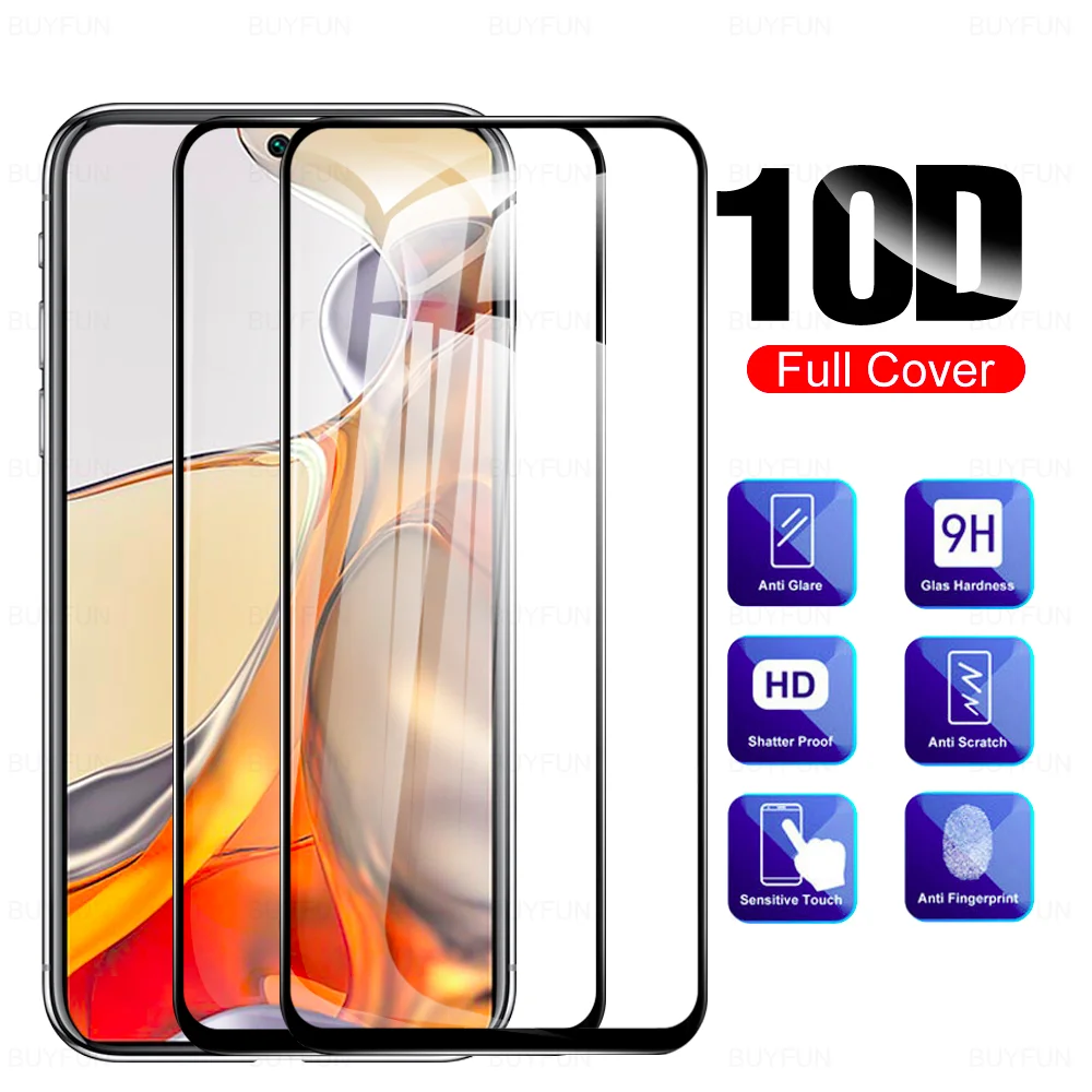

Закаленное стекло с полным покрытием экрана для Xiaomi 11t Xioami 11t Pro 11 Lite 11 Ultra 11i 10t Lite 10Lite 10t Pro 9SE 9t Pro, 2 шт.