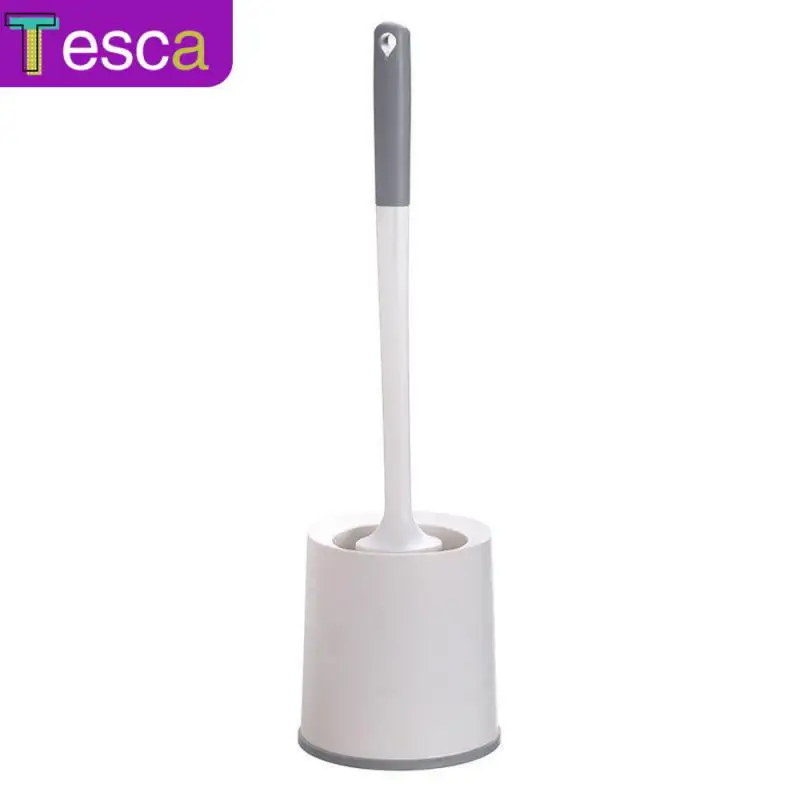 

Durable Soft Brush Clean Toilets Cleaning Brush Long-handle Wall-mounted Closestool Brush Bathroom Accessories