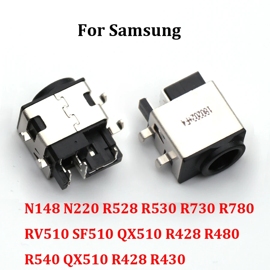 

Розетка для ноутбука Samsung NP N148, N220, R528, R530, R730, R780, RV510, SF510, QX510, R428, R480, R540, QX510, R428, R430, 1-5 шт.
