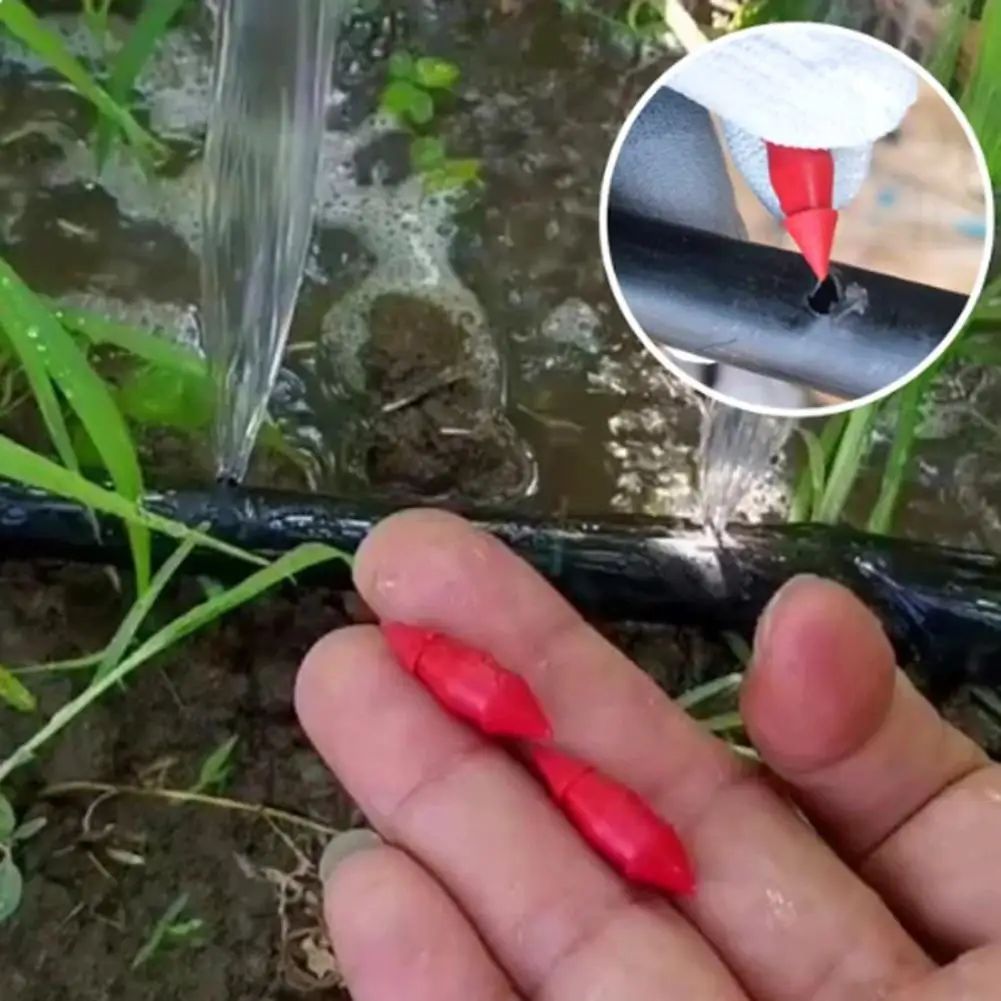 

500Pcs Drip Irrigation Stopper Useful Lightweight Reusable Lawn Supplies Drip Clogging Leakage Plug