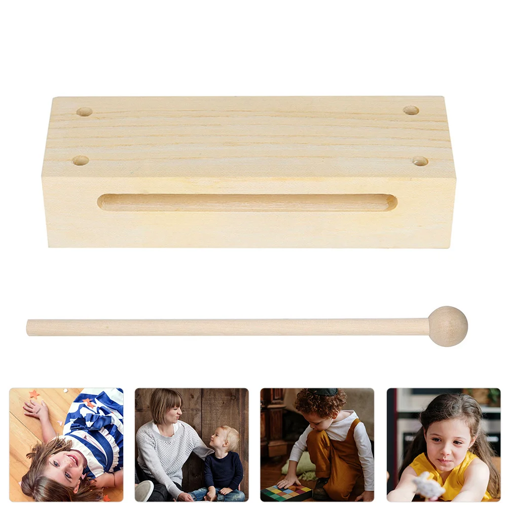 

1 Set Wooden Percussion Instrument Musical Enlightenment Teaching Tool