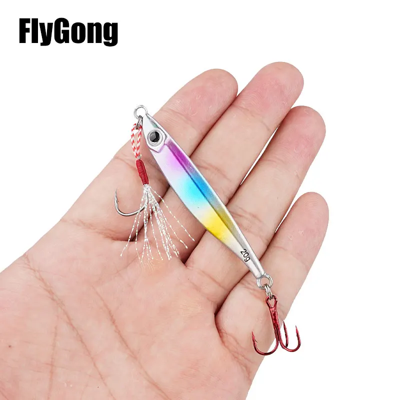 

20g 30g Jigging Lure Long Casting Jig Wobblers Vibration Sinking Vibrating Sea Fish Lures Fishing Baits Pike Trout Bass