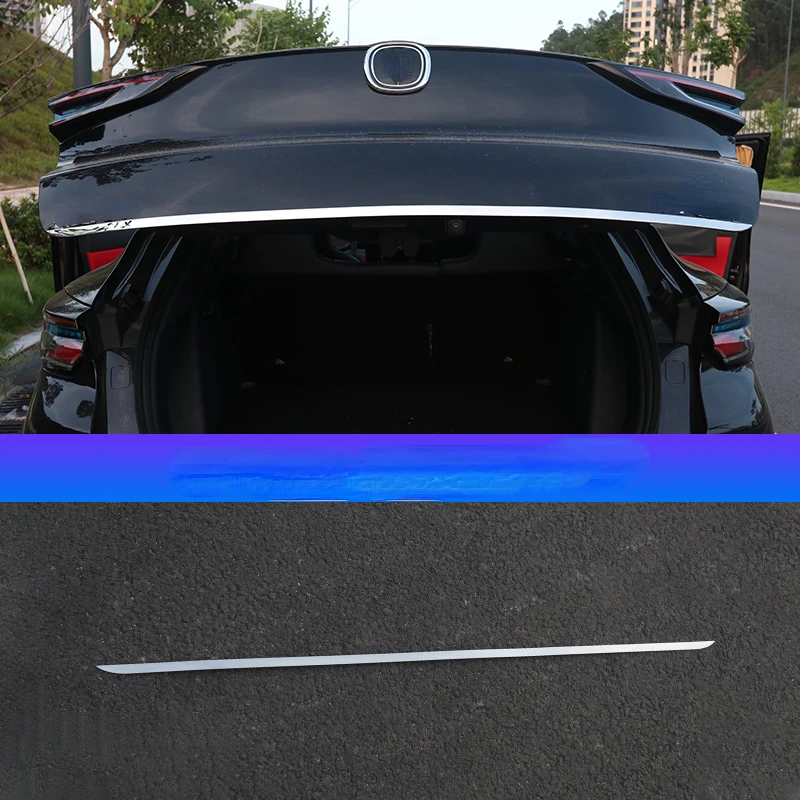 

for changan UNI-T 2020-2021 UNIt Rear Trunk Cover Tail Gate Trim Sticker Exterior Accessories Chrome Mouldings Strip Car Styling
