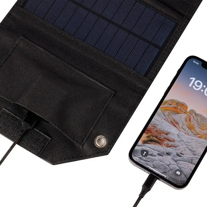Уличное зарядное устройство на солнечной батарее складные зарядные USB-панели
