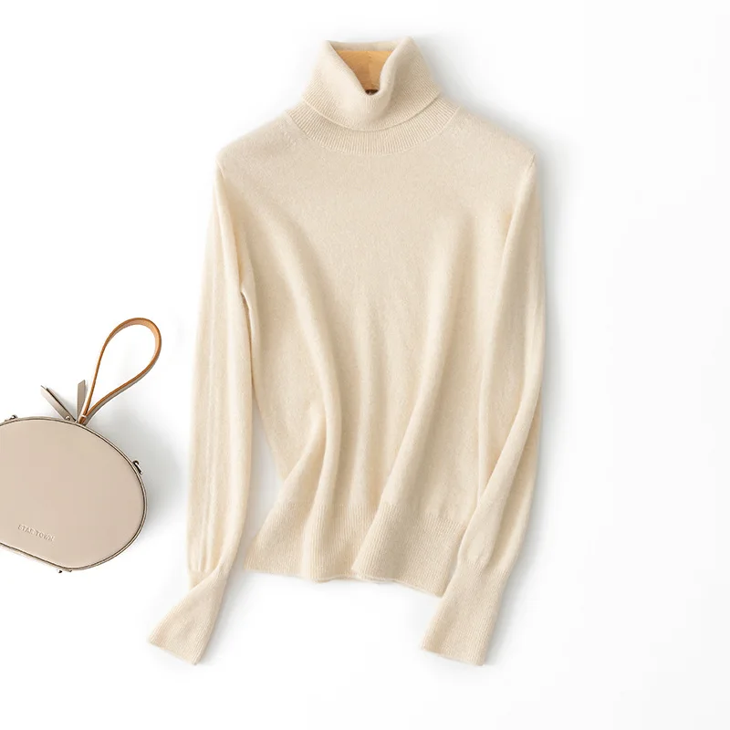 Masigoch зимние супер мягкие 100% Детские кашемировые бесшовные свитера с высоким