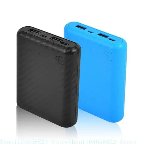 4x18650 Корпуса Внешняя крышка Чехол для мобильного питания DIY Корпус для хранения Легкий и прочный Type-c/Micro Use