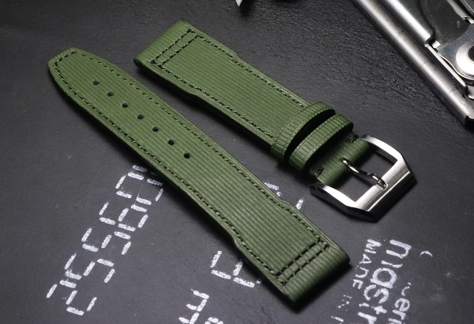 

Handmade First layer Cowhide Watchband 20 21 22mm Watch Accessories Genuine Leather for iwc Strap Watchbands High Quality Bands