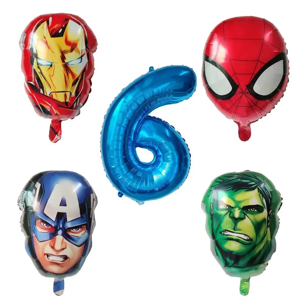 

Фольгированные шары Человек-Паук Marvel 5 шт.