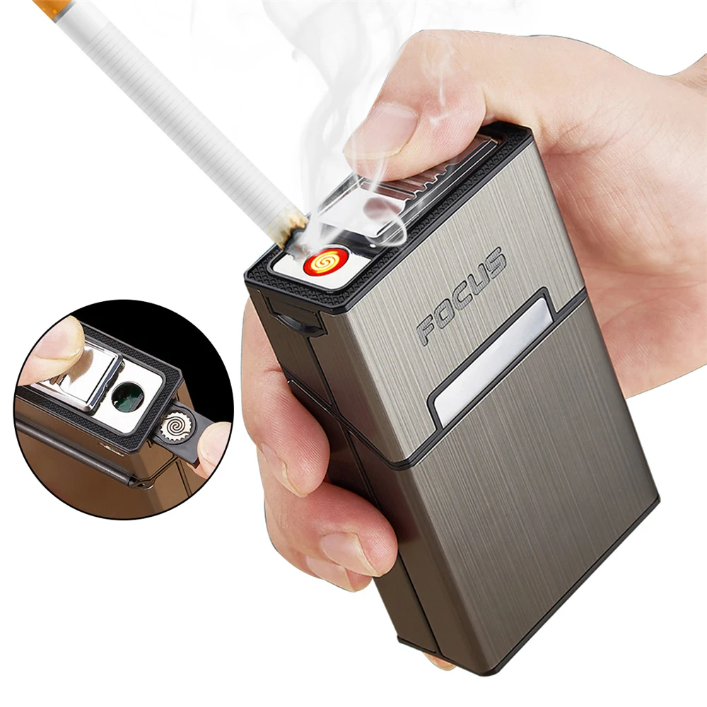 Rechargeable Tobacco Box Hold 20 Cigarettes Storage Box Smok