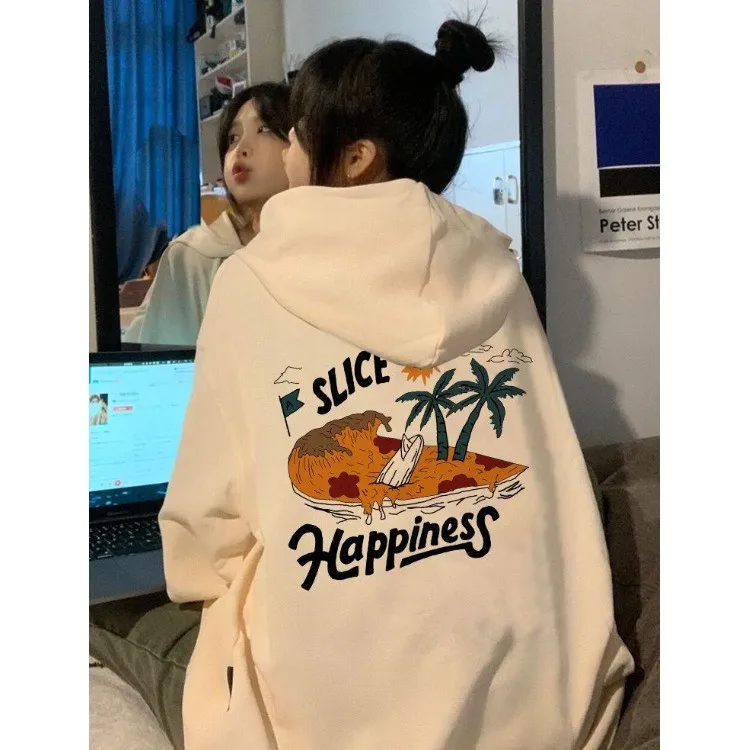 Осень-зима 2024 новая утолщенная бархатная беспроводная толстовка с капюшоном Silver