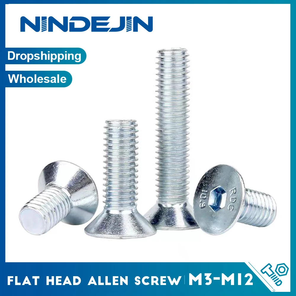 

NINDEJIN Винты с потайной и шестигранной головкой DIN7991