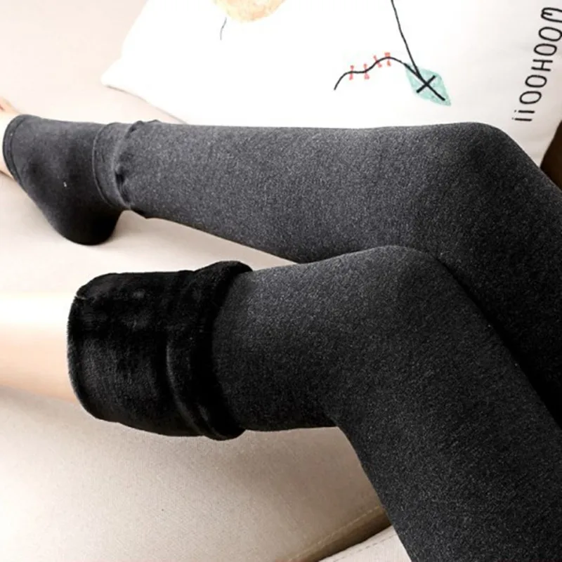 Plus Size 500g thicker winter Thermal Leggings Cotton Pants velvet Pantyhose Stocking women's warm super elastic Leggings