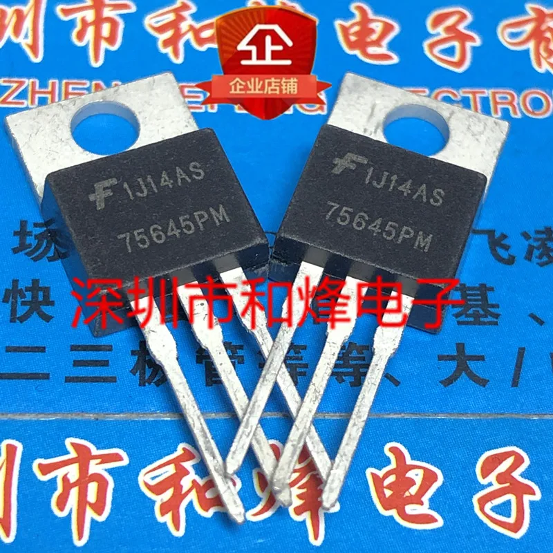 5PCS-10PCS 75645PM HUF75645PM TO-220 ORIGINAL ON STOCK | Integrated Circuits
