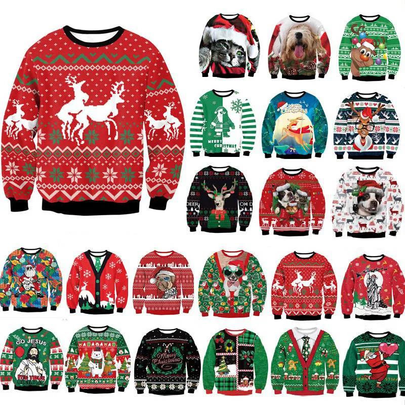 

Ugly Christmas Sweater Men Women Funny Humping Reindeer Climax Tacky Christmas Jumpers Tops Couple Holiday Party Xmas Sweatshirt