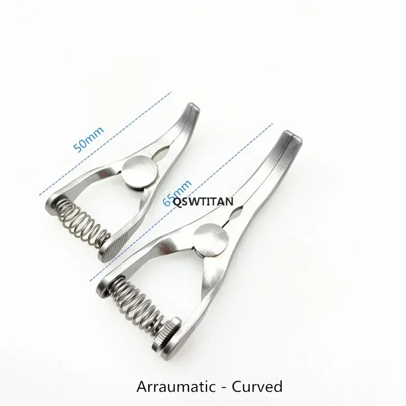 Регулируемый кровоостанавливающий зажим Атраматический микрогемостатический