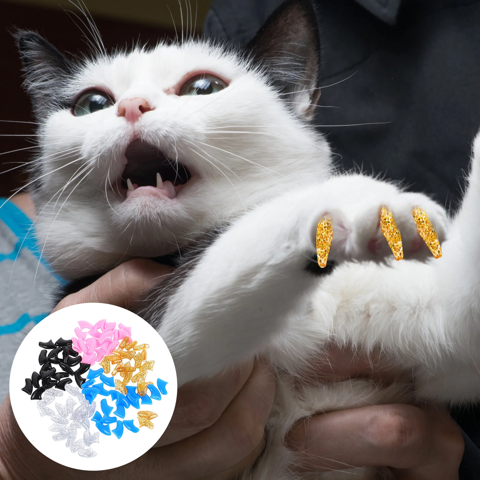 

5 комплектов, защитные гвозди для домашних животных