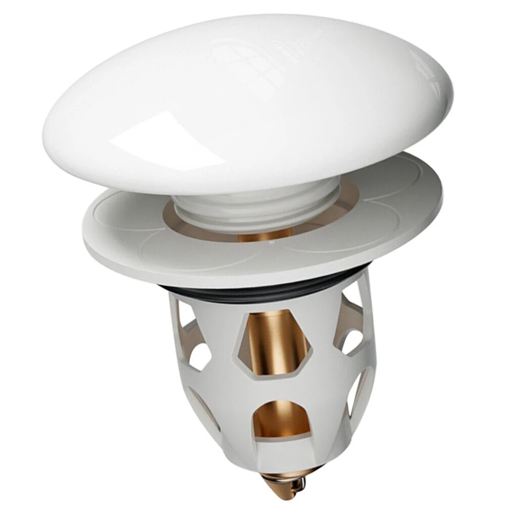 

Brand New Bathroom Sink Drain Plug Anti-Clogging Bathroom Sink Drain Plug Ceramic Modern Shape Sink Drain Stopper
