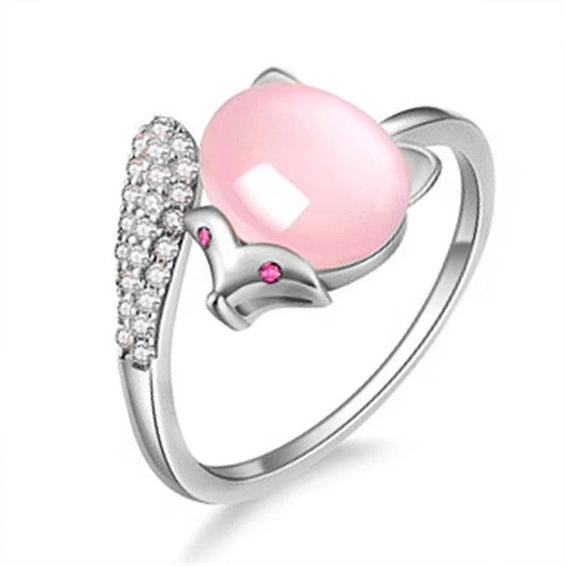 

Женское вечерние ЦО из серебра 925 пробы, с нефритовой лисой