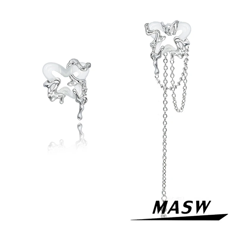 

MASW Original Design Delicate Flower Earrings 2023 Trend New Jewelry For Women High Quality Copper Stud Earrings For Women Gift