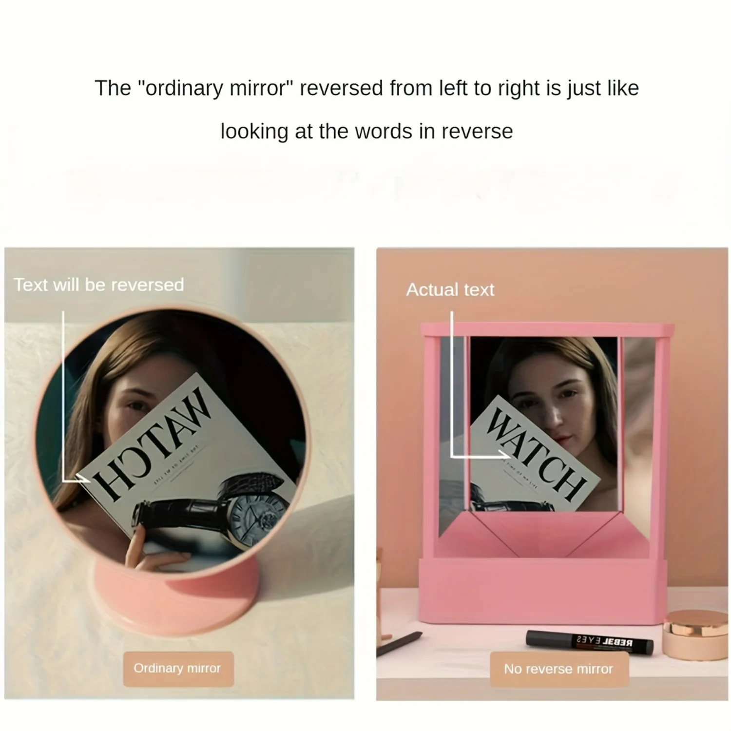 Настольное зеркало для макияжа — необратная конструкция реалистичного