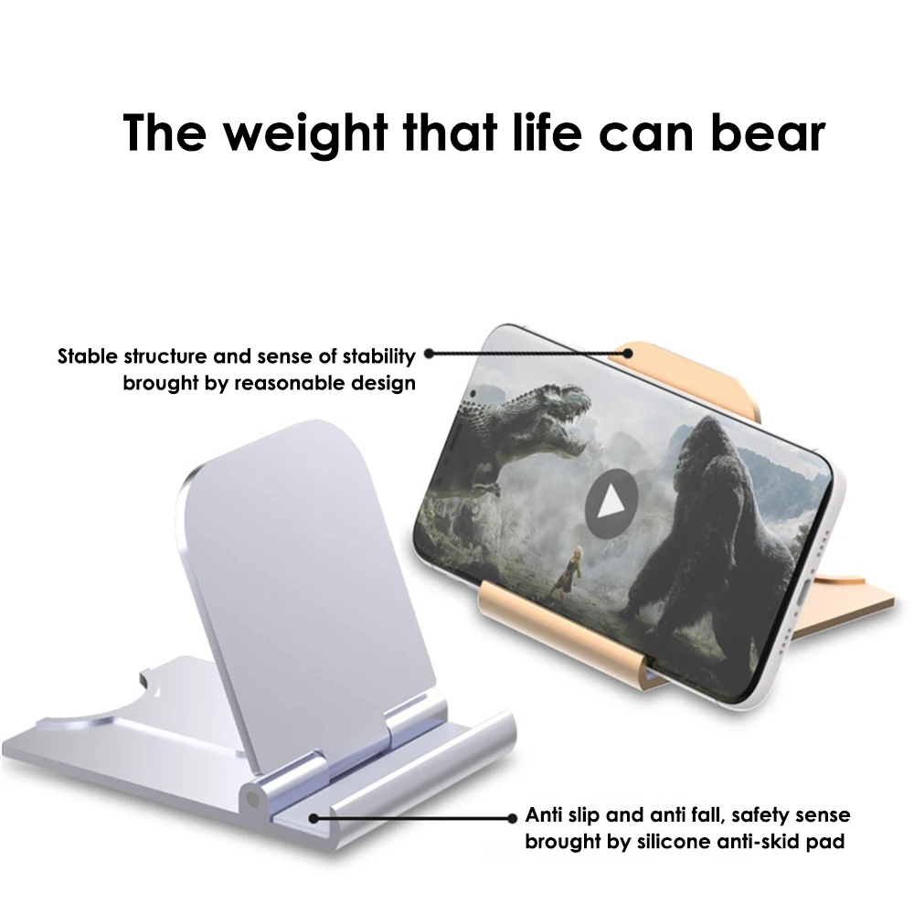 

Portable Multi Gear Adjustable Desktop Stand Brand New High Quality Anti Slip Anti Fall Lazy Stand All Models Can Be Used