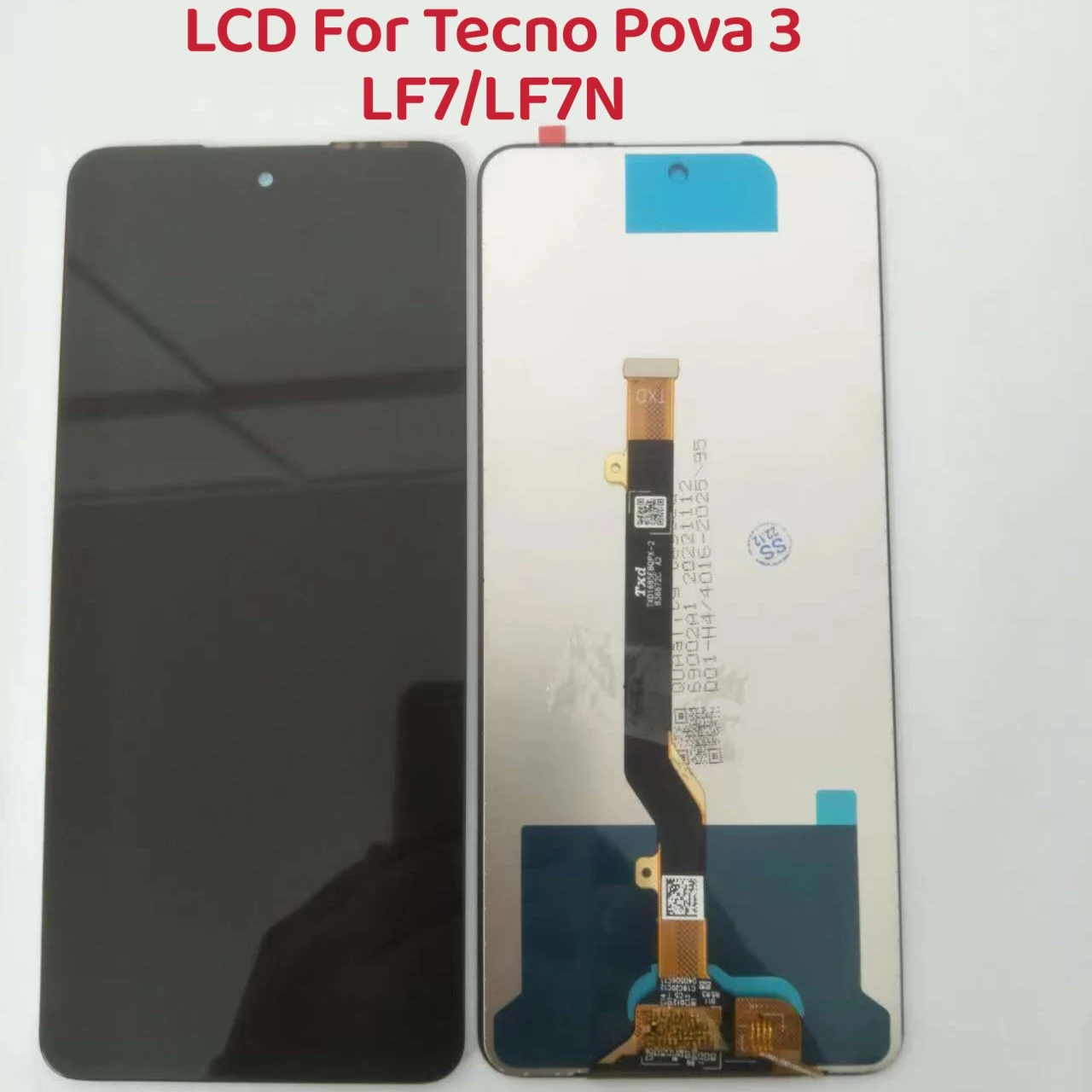 

10 PCS/Lot Original Display For Tecno Pova 3 LF7n LCD With Sensor Touch Panel Screen Assembly Fix For Tecno Pova 3 LF7n LCD