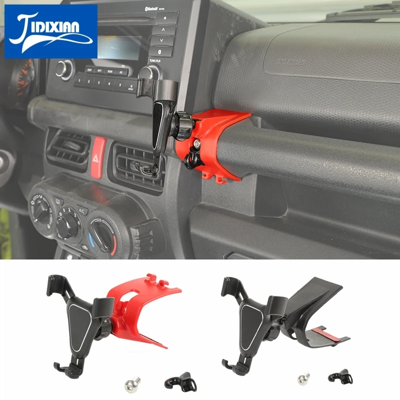 

JIDIXIAN Car Phone Holder Mount Bracket Stand Hook Organizer for Suzuki Jimny 2019 2020 2021 2022 Car Interior Accessories